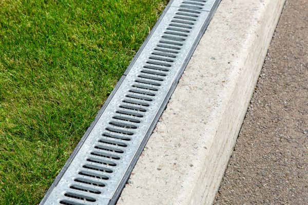 Courtyard Drain Installation in Englewood